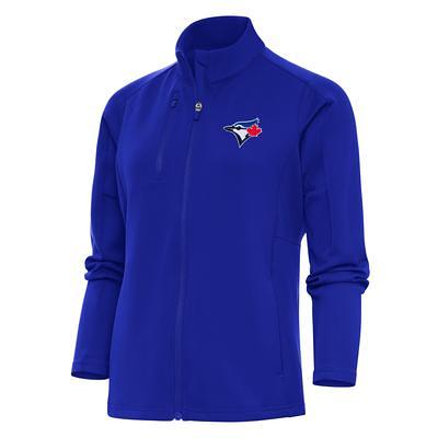 Antigua Women's Toronto Blue Jays Red Victory Crew Pullover