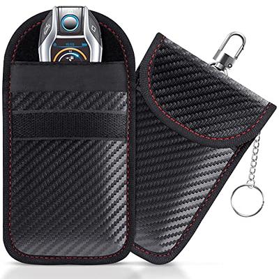 Car Key Large Faraday Bag Keyless RFID Signal Blocking Cell Phone Wallet  Pouch