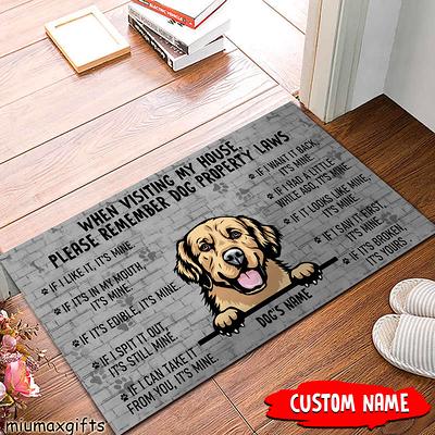 Golden Retriever Dog Doormat