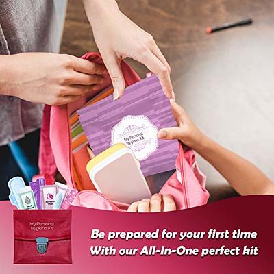 Brown Style Menstrual Kit All-in-One 10 Pack, Convenience on The Go