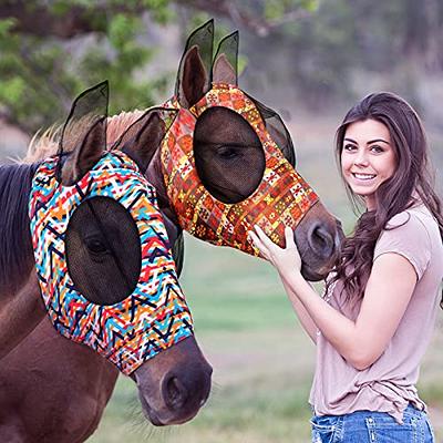  Tough 1 Miniature Novelty Ladybug Mesh Fly Mask, Small : Pet  Supplies