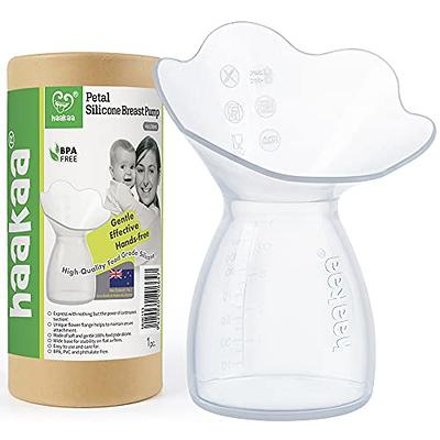 Haakaa Manual Breast Pump Breastfeeding Pump 4oz/100ml+Lid Food