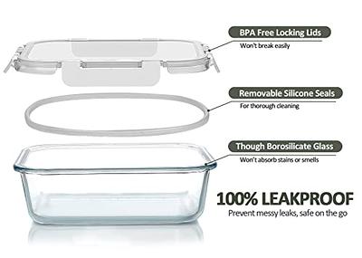 160ml, 3.5 oz Clear Acrylic Storage Jars Containers with Airtight