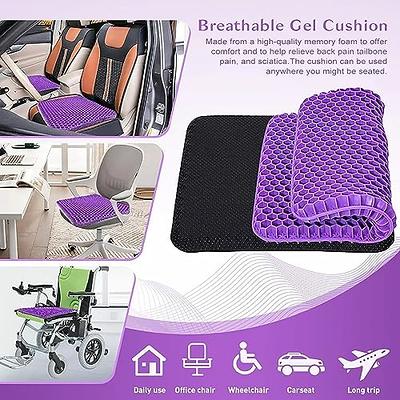 Cushion Lab Patented Pressure Relief Seat Cushion for Long Sitting Hours on  Office/Home Chair, Car, Wheelchair - Extra-Dense Memory Foam for Hip