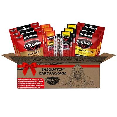 Jack Link's Beef Jerky Gift Basket - Delicious Protein Snacks Including  Jerky, Sticks, Steaks, and Tender Bites, 15-Piece Assorted Gift Pack with  Various Flavors, Gifts for Men, Women, and Kids - Yahoo Shopping