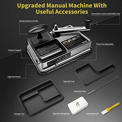  USEWIRE Cigarette Rolling Machine, Manual Tobacco Rolling  Machine, Portable Home Cigarette Injector, Suitable for 0.31 inch/8 mm  Diameter Pipes and Most Cigarette Tubes, Perfect Holiday Gift : Health &  Household