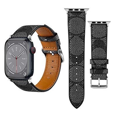 Black Leather Apple Watch Band 40mm 41mm 44mm 45mm 49mm Ultra, Women Apple  Watch Strap, Slim Apple Watch Bracelet, Iwatch Band 