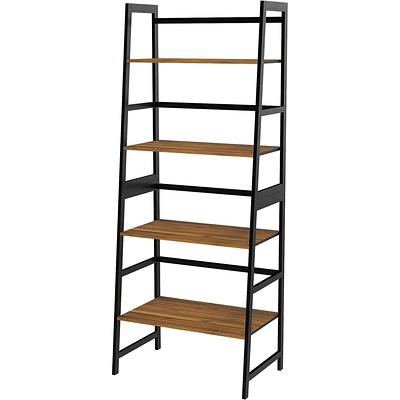 Freestanding Display Rack Tall Wood 4-Tier Bookcase Storage Shelves - Yahoo  Shopping