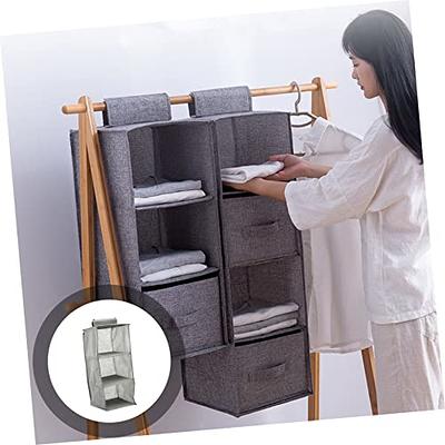 3-tier Sliding Closet Organizers and Drawer Storage Shelves, Stackable  Storage Bins for Jean Pants Sweaters, Wardrobe Cupboard Organizer for