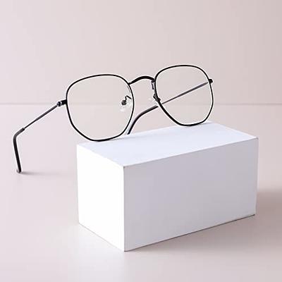 Pro Acme Square Vintage Eyeglasses Non-prescription Clear Lens