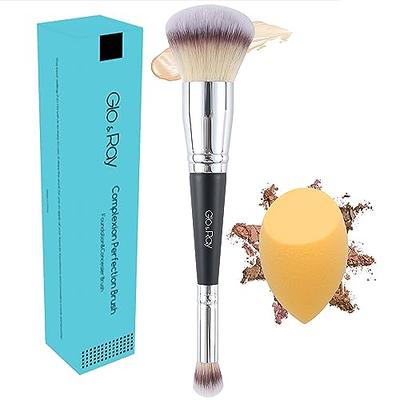 DIFFUNY Large Makeup Brushes Double Ended Foundation Brush & Concealer  Brush & Kabuki Brush & Eyeshadow Blending Brush & Blush Brush & Powder  Brush - Yahoo Shopping