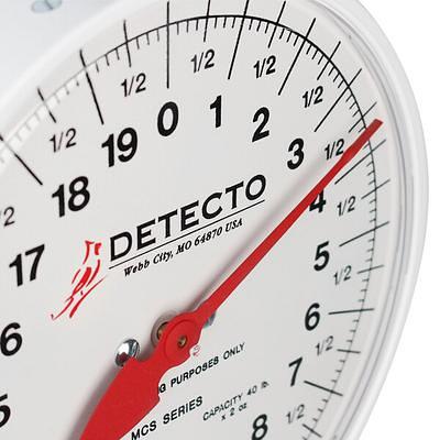 Detecto T5 Top Loading Dial Scale 5 lb Capacity