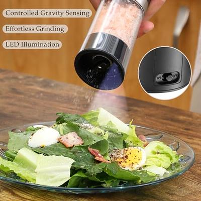  Rechargeable Electric Salt and Pepper Grinder Set
