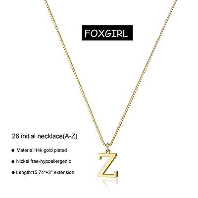 MIDDLUX M Necklace, Necklaces for Teen Girls, Initial Necklace, Gold  Jewelry for Women, Name Necklace - Yahoo Shopping