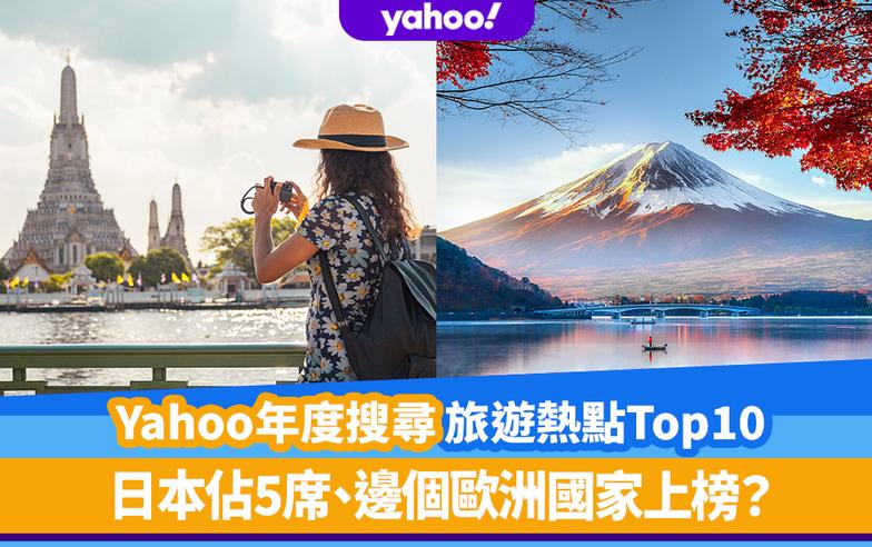 2022年「Yahoo全年搜尋人氣榜」旅遊熱點排行榜Top10！日本佔5席、邊個歐洲國家上榜？