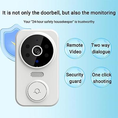 Ring Video Doorbell - Smart Wireless WiFi Doorbell Camera with Built-in  Battery, 2-Way Talk, Night Vision, Satin Nickel 8VRASZ-SEN0 - The Home Depot