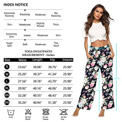 ZJCT Womens Yoga Sweatpants Comfy Loose Casual Wide Leg Lounge Joggers  Pants with Pockets