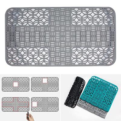 kitchen sink mats, JIUBAR sink protectors for kitchen sink,silicone sink  mat,Sink Mat Grid 26''x 14'' for Bottom of Farmhouse Stainless Steel