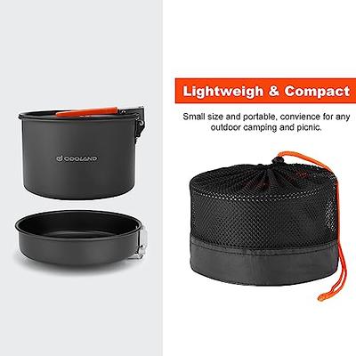 Lixada Camping Cookware Set, Portable Mess Kit for Outdoor Cooking