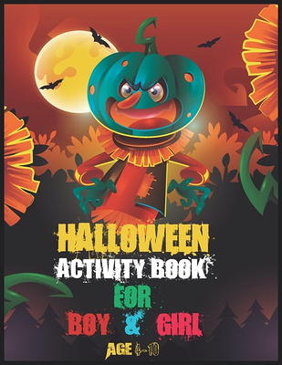 Halloween dot markers coloring page for kids ages 4-8 : Halloween Gifts For  Kids Do a Dot Coloring Book For Kids, Boys, Girls Ages 2- 4 and 4-8 Years  old (Paperback) 