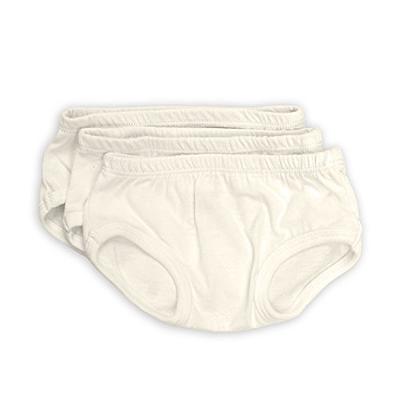 Tiny Undies Unisex Baby Underwear 3 Pack (6 Months, Natural