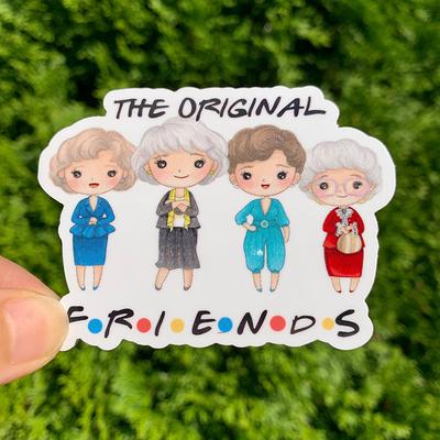 The Original Friends, Golden Girls, Waterproof Vinyl Sticker, Water Bottle,  Popular Coffee Cup Hydro Flask Laptop Decal - Yahoo Shopping