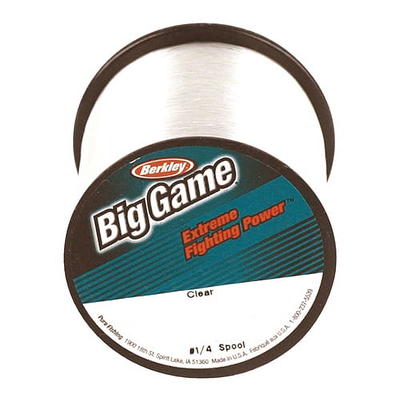 Berkley Trilene Big Game, Clear, 25lb 11.3kg Monofilament Fishing Line - Yahoo  Shopping