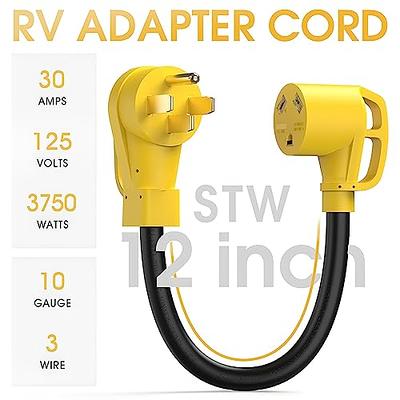 Iron Forge Cable 50 Amp to 30 Amp RV Electrical Adapter Power Cord, 12 -  iron forge tools