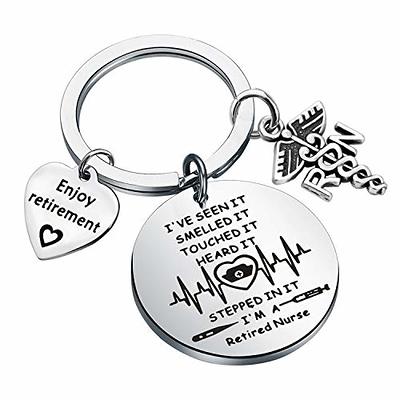 FUSTMW Licensed Vocational Nurse Graduation Gifts LVN Charm Keychain  Licensed Vocational Nurse Gift