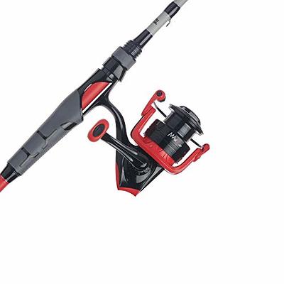 One Bass Fishing Rod and Reel Combo, IM7 Graphite 2 Pc Blank Baitcasting  Combo, Spinning Rod with SuperPolymer Handle- 6' Casting Combo with Left