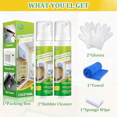 Kitchen Bubble Cleaner, Foam Spray Mould Remover Multi-Function Heavy Duty  Cleaner All Purpose Cleaner Grease Cleaner Multi-Purpose Foam Cleaner