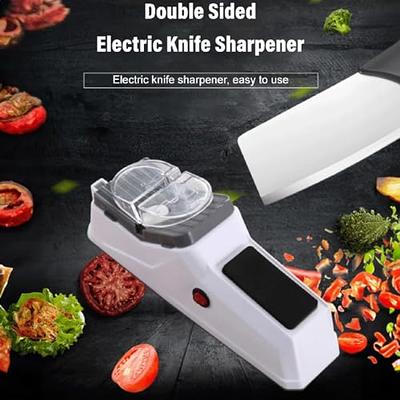 USB Electric Knife Sharpener Adjustable Kitchen Knives Scissor Sharpening  Tool