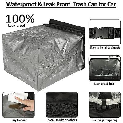 ELONGRIVER Car Trash Can Bin for Car Back Seat Leak Proof, Cute