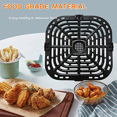 BYKITCHEN Air Fryer Silicone Liner Square, 2 Pack 8 Inch Air Fryer Silicone  Pot Reusable, Silicone Baking Basket/Tray, Air Fryer Accessories for