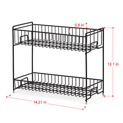 VITEVER Spice Rack with 28 Spice Jars, Organizer for Cabinet, Spice Jars  with Labels, Chalk Marker and Funnel, 4 Tier, Countertop, Pantry, Cupboard