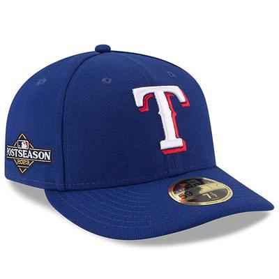 Texas Rangers Pro Standard Logo Snapback Hat - White/Royal