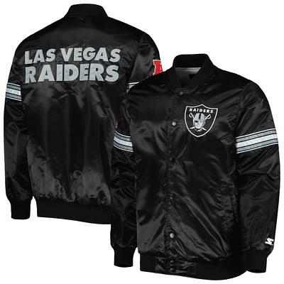 Las Vegas Raiders New Era Third Down Varsity Full-Snap Jacket - Black