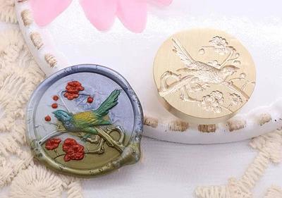 Floral Envelope Wax Seal Stamp Custom Sealing Wax Stamp Wedding Gifts  Personalized Gifts