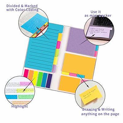 Blank sticky notes. Nine color blank sticky notes on black