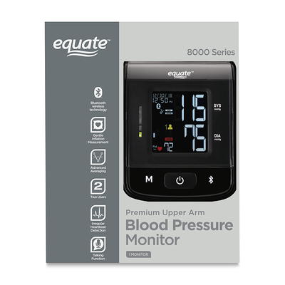 Equate BP-6000 Upper Arm Blood Pressure Monitor with Bluetooth - Each