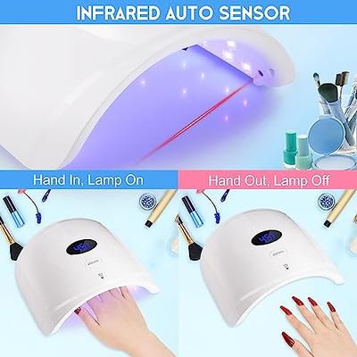 Professional UV Led Nail Lamp Cordless, 72W UV Lights for Gel Nails with  Fan, IMENE Rechargeable Nail Dryer with Portable Handle Perfect for Salon  Home Nail Art (White) - Yahoo Shopping