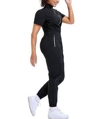 Junlan Sauna Suit for Women Sweat Sauna Pants Sweat Jacket Gym Workout Vest Sweat  Suits for Women (B.Black Jumpsuit,X-Large) - Yahoo Shopping