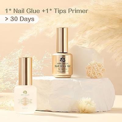 Nails tips Adhesive Soft Gel Tip Gel Press on Glue Clear Nail Glue Bru –  LeStar Co.