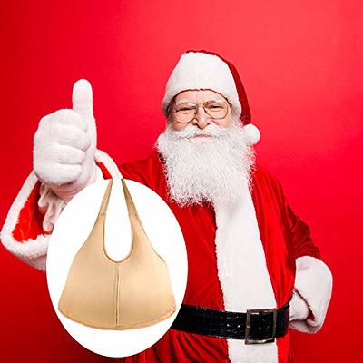 Hotop Unisex Santa Claus Belly Fake Padded Belly Pregnancy Belly for  Christmas Party Santa Cosplay Costume Accessory