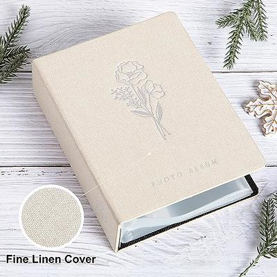 Linen Cover 26-Page 4x6 Small Photo Album - 2 Pack - Hold 52 4x6 Pictures Grey / 4x6