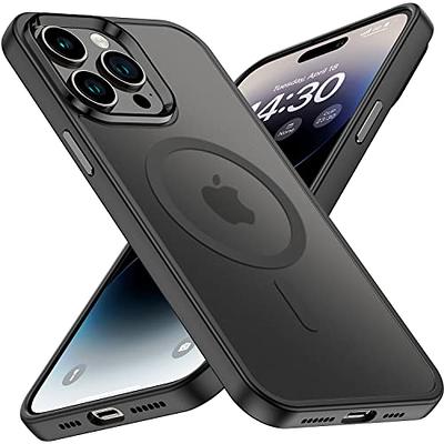  CASEKOO Strong Magnetic Designed for iPhone 13 Pro Max Case  [Upgraded Non-Slip Grip] [Military Level Drop Tested] Compatible with  MagSafe Translucent Matte Protective Phone Cover 6.7 inch 2021, Black : Cell