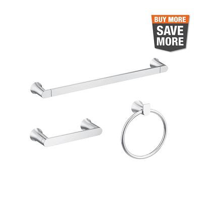 Buito 5-Piece Bath Hardware Set Included Towel Bar, Towel Ring, Toilet