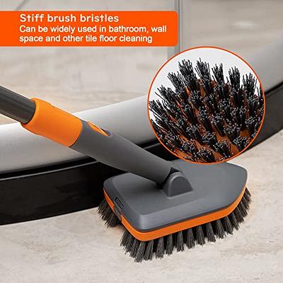 Casabella Extendable Bathroom Shower, Tub, and Tile Scrubber Brush