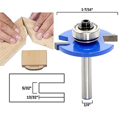 Sinoprotools Biscuit Router Bit 1/4 Inch Shank, Biscuit Joint Slot Cutter  Router Bit, Wood Biscuit Slot Cutter, Woodworking Cutter Tool (Blue,10#) -  Yahoo Shopping