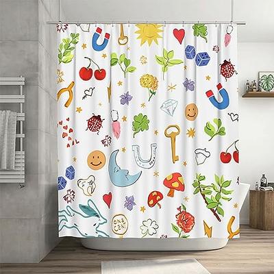 Ohocut Lucky Charms Shower Curtain, Cute Shower Curtain, Funny Retro  Colorful Kids Shower Curtains for Bathroom, Washable Waterproof Fabric Bath  Curtains, 72x72 Inch - Yahoo Shopping